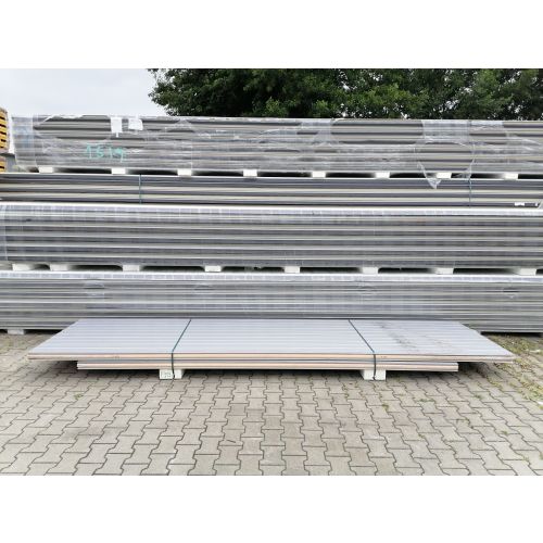 Sandwichplatten 80 mm Wand II. Wahl RAL 9006 Paket 919B