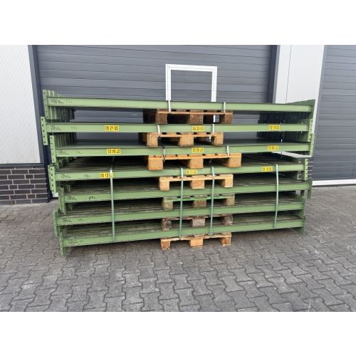 Palettenregaltraverse Traverse, gebraucht | SSI Schäfer PR400 | lichte Weite: 2.700 mm | INP: 80 x 42 mm | grün | 5 HK