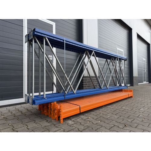 Palettenregalanlage Palettenregal, gebraucht | SLP | Regalst&auml;nder: 3.365 x 1.100 mm | Lichte Weite: 2.700 mm | Regall&auml;nge: 8,50 lfm.