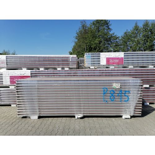 Sandwichplatten 80 mm Wand II. Wahl braun Paket 815B
