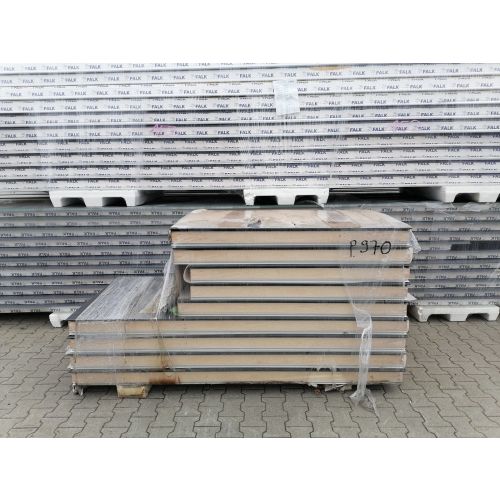 Sandwichplatten 120 mm Wand II. Wahl RAL 7021 Paket 970B
